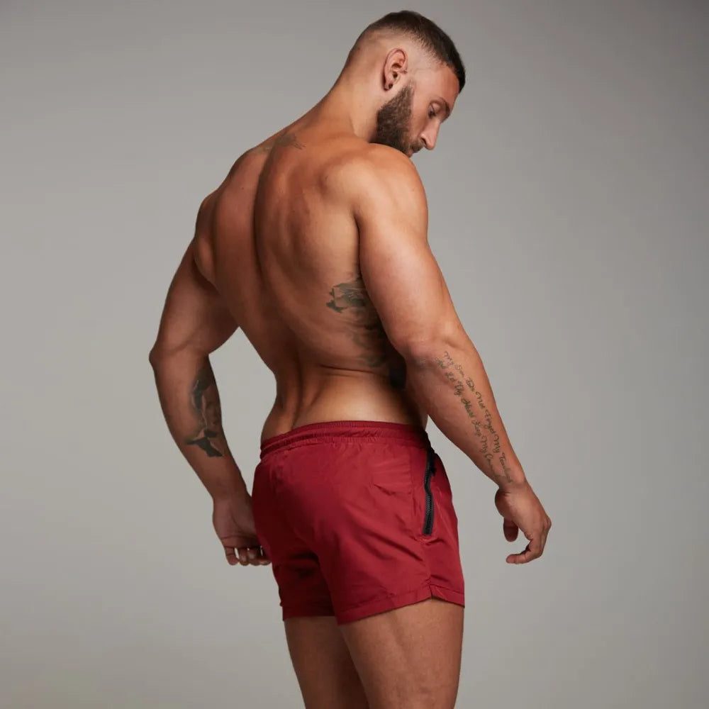 2025 Men's Transparent Swimwear Swimming Shorts Trunks for Men Bathing Suit Bermudas Surf Beach Wear Briefs Quick Dry Summer
