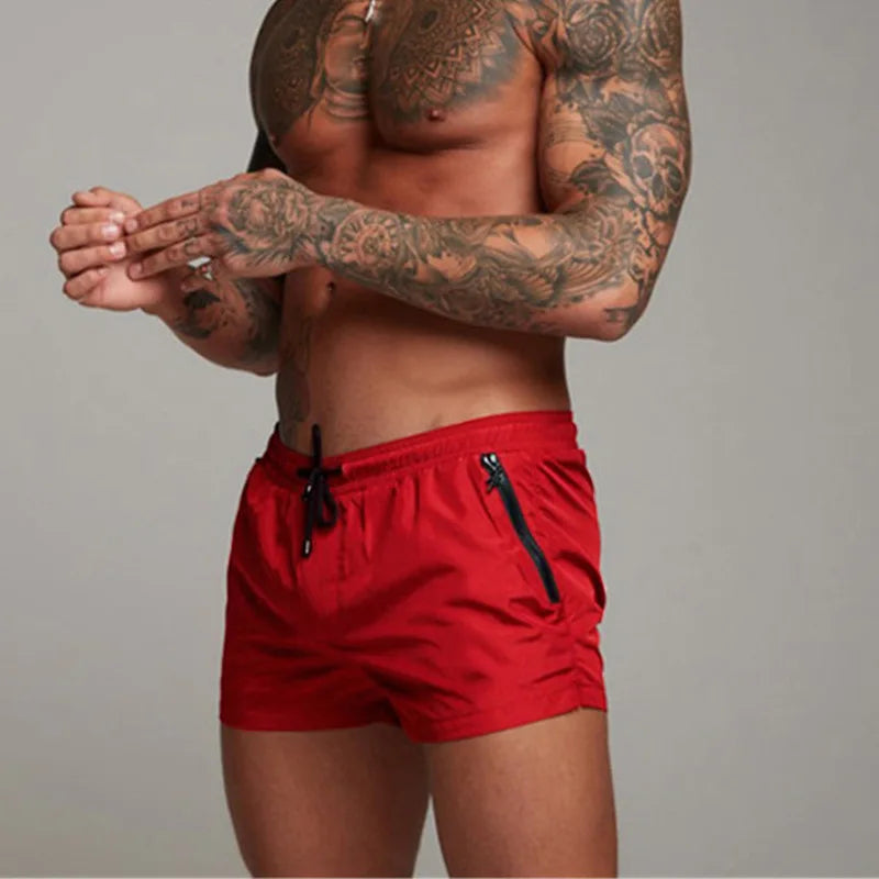 2025 Men's Transparent Swimwear Swimming Shorts Trunks for Men Bathing Suit Bermudas Surf Beach Wear Briefs Quick Dry Summer