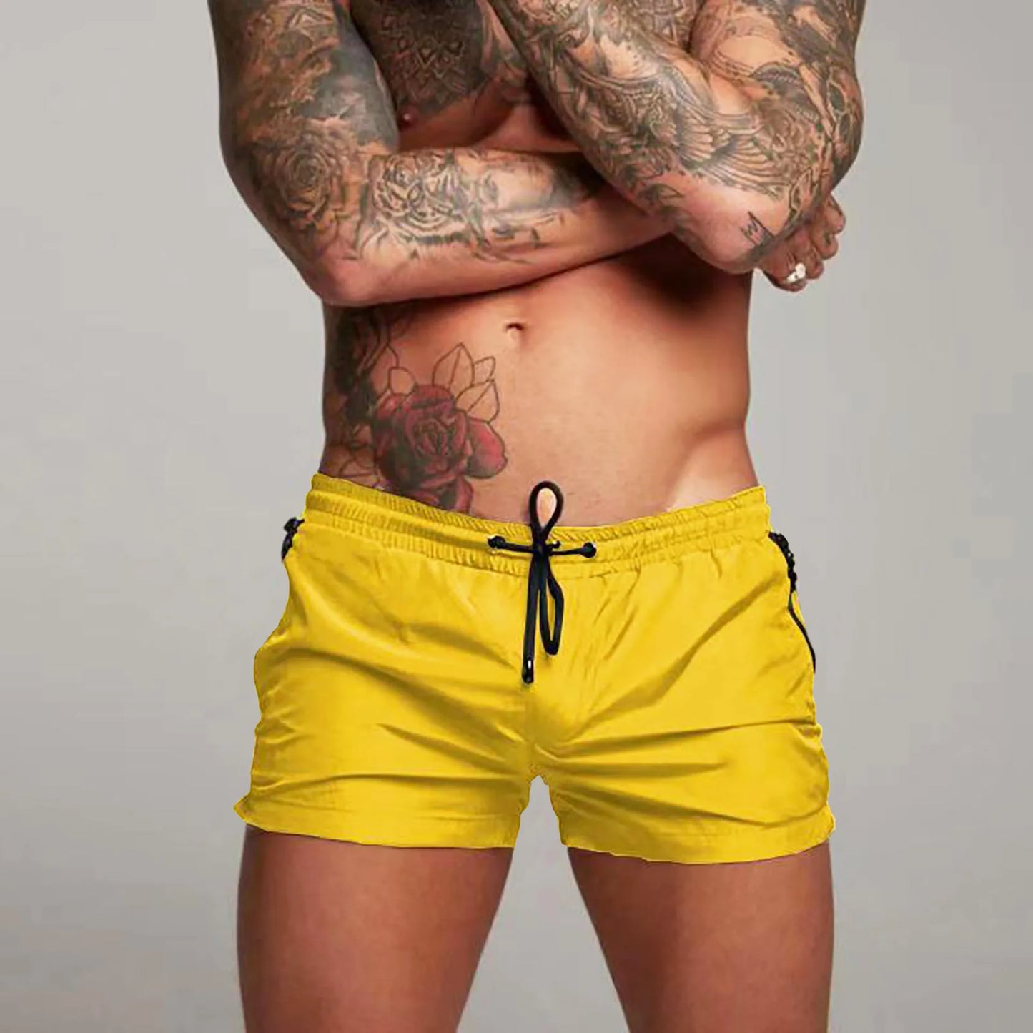 2025 Men's Transparent Swimwear Swimming Shorts Trunks for Men Bathing Suit Bermudas Surf Beach Wear Briefs Quick Dry Summer