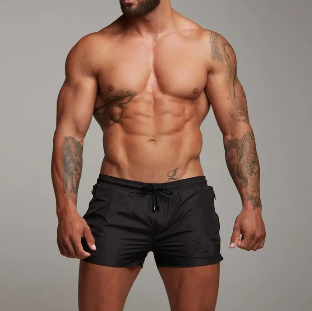 2025 Men's Transparent Swimwear Swimming Shorts Trunks for Men Bathing Suit Bermudas Surf Beach Wear Briefs Quick Dry Summer