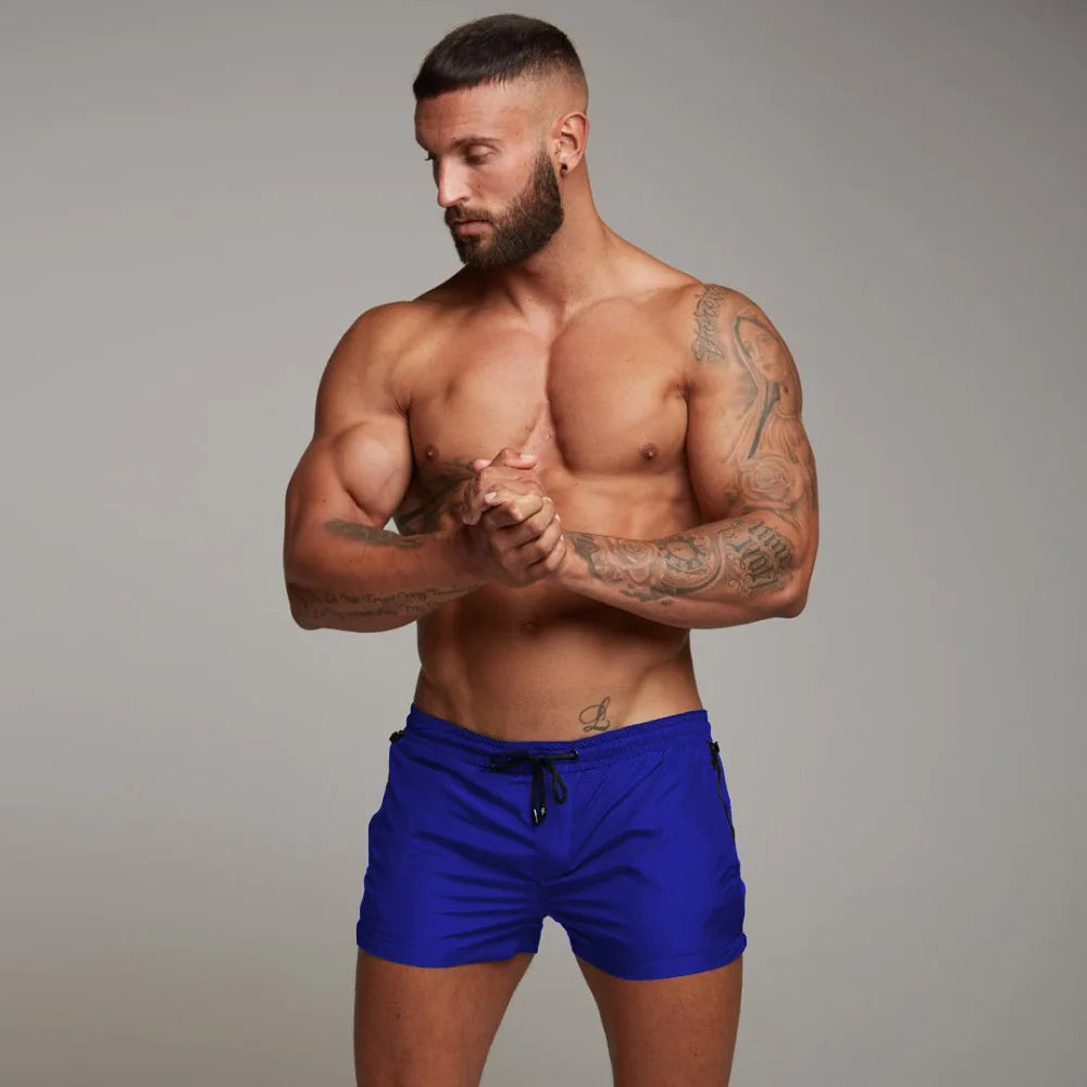 2025 Men's Transparent Swimwear Swimming Shorts Trunks for Men Bathing Suit Bermudas Surf Beach Wear Briefs Quick Dry Summer
