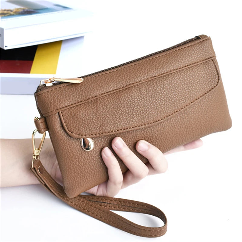 Women's Portable Fashion Pu Leather Coin Pocket Wallet