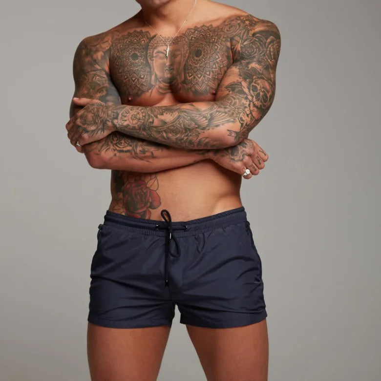 2025 Men's Transparent Swimwear Swimming Shorts Trunks for Men Bathing Suit Bermudas Surf Beach Wear Briefs Quick Dry Summer