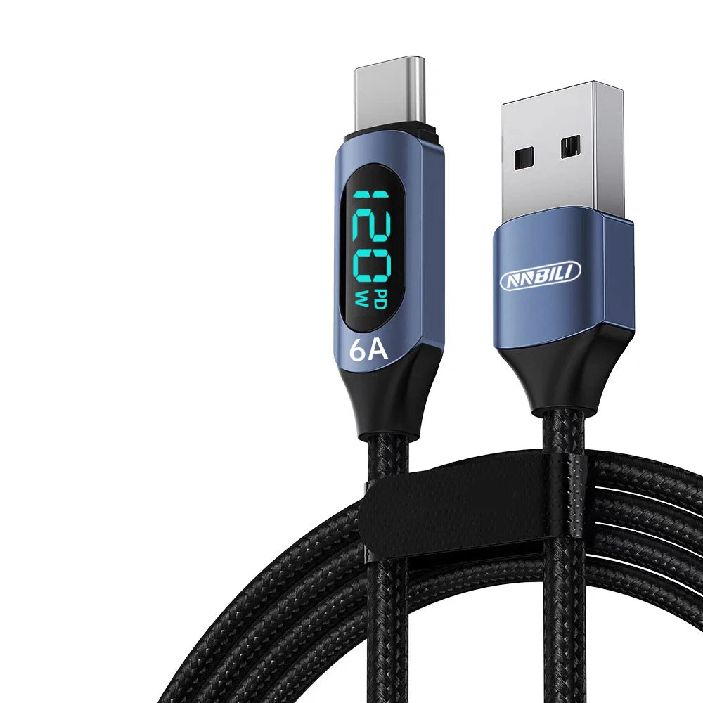 NNBILI Type C to Type C Cable 100W PD Fast Charging Charger USB C to USB C Display Cable For POCO f3 Realme Macbook iPad