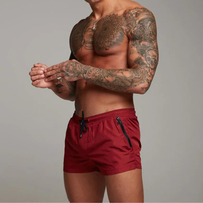 2025 Men's Transparent Swimwear Swimming Shorts Trunks for Men Bathing Suit Bermudas Surf Beach Wear Briefs Quick Dry Summer