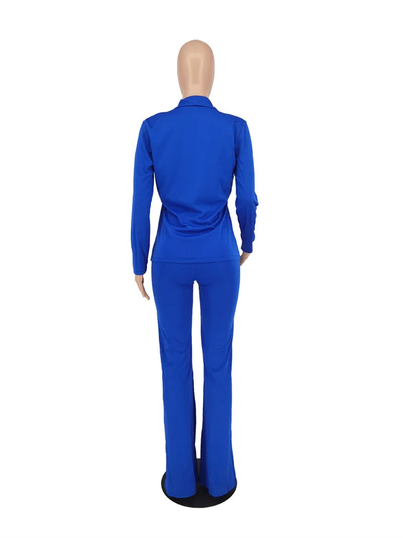 Elegant 3 Piece Women Suit Blazer and Pant Suits Business Work Wear