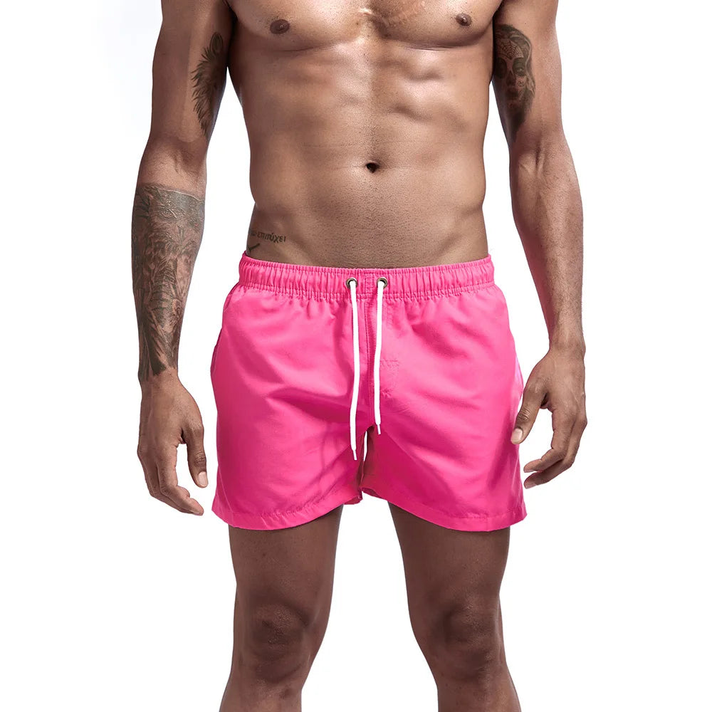 Men's Quick Dry Board Shorts Swim Trunks Bathing Suit Breathable Drawstring With Pockets for Surfing Beach Cusual Summer