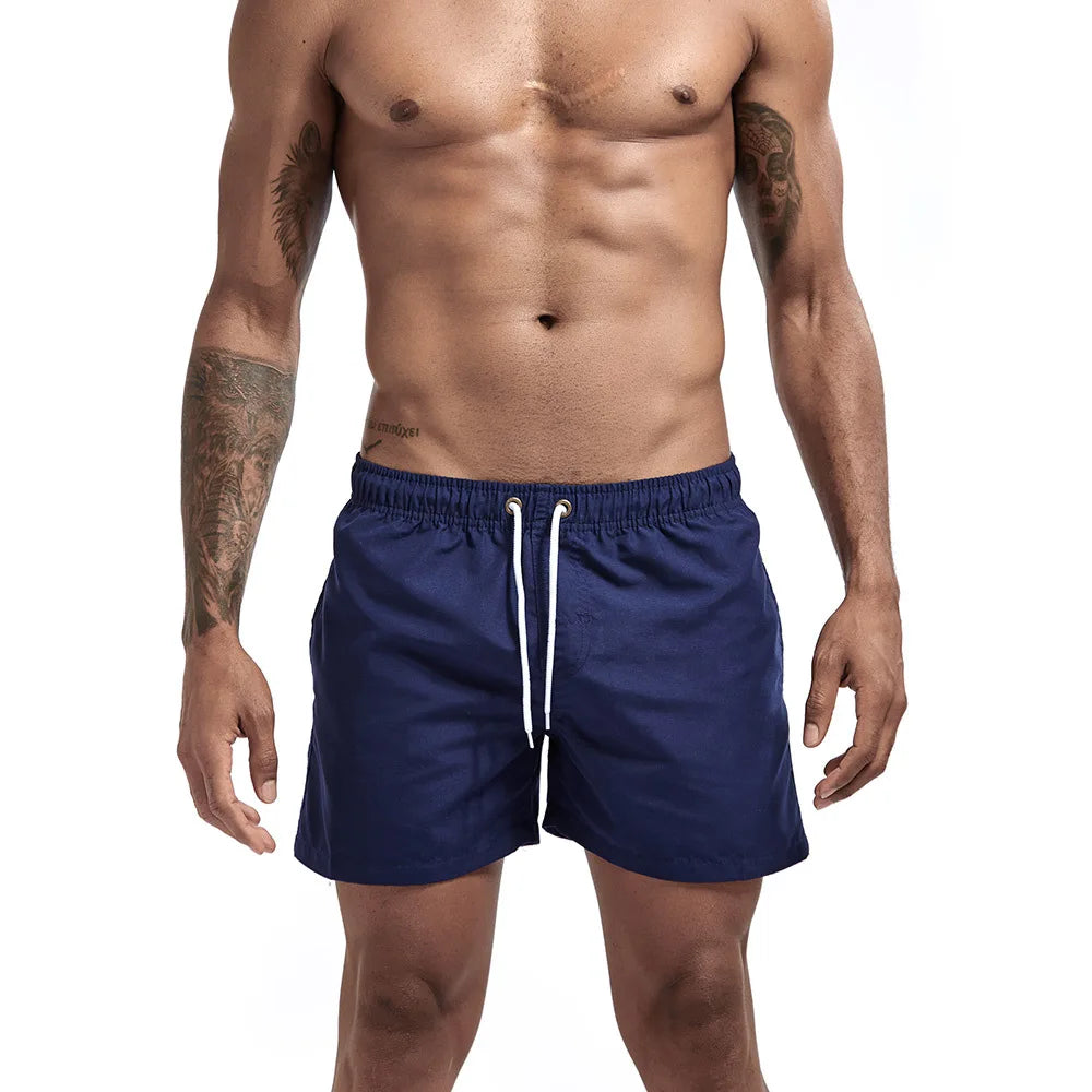 Men's Quick Dry Board Shorts Swim Trunks Bathing Suit Breathable Drawstring With Pockets for Surfing Beach Cusual Summer