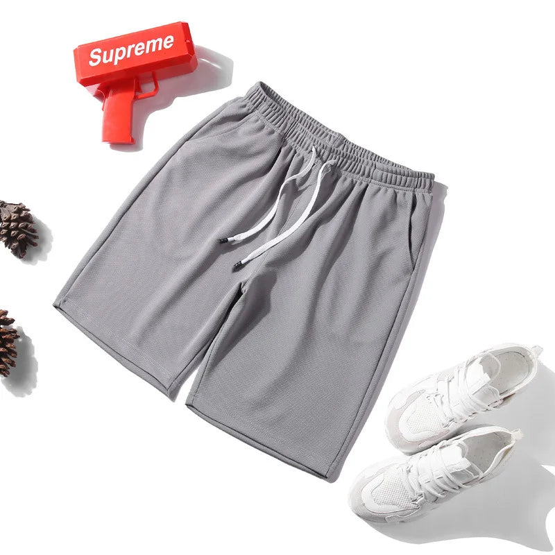 Men Swim Shorts Quick Dry Elastic Waist with Mesh