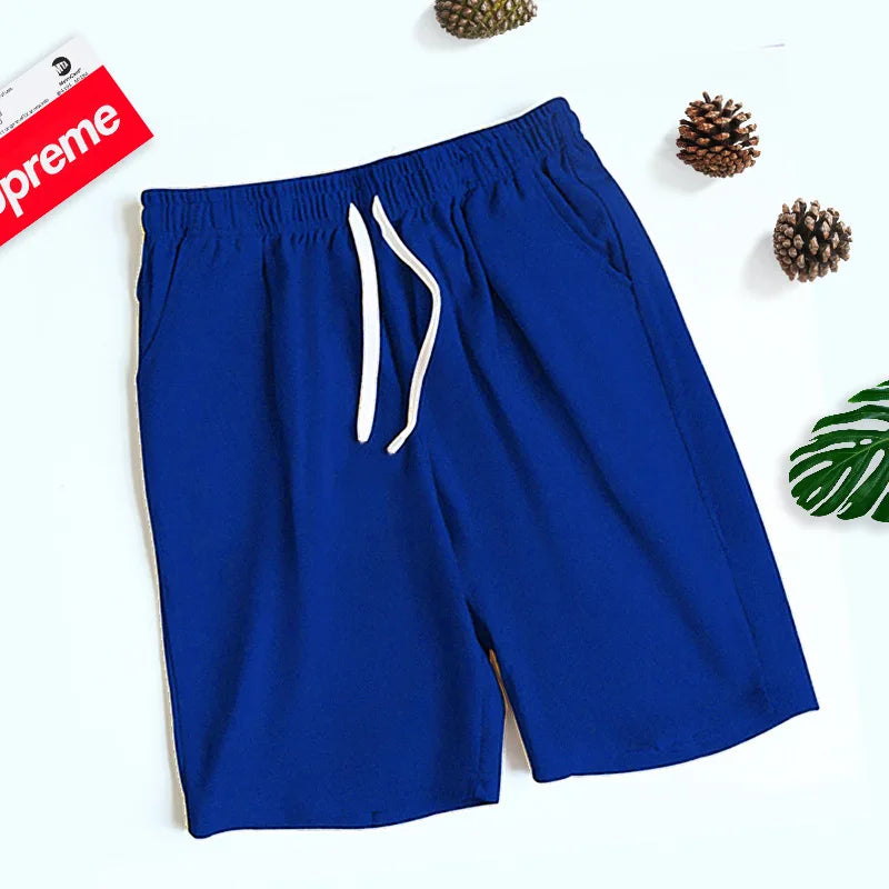 Men Swim Shorts Quick Dry Elastic Waist with Mesh