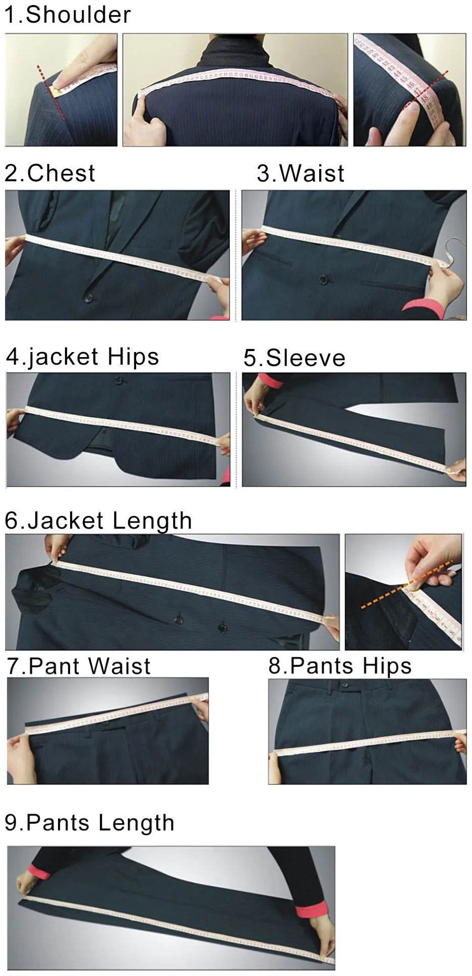 Men's Suit 2 Piece Double Breasted Peak Lapel Jacket Business Casual Slim Fit Wedding  Suit For Men ( Blazer+Pants）