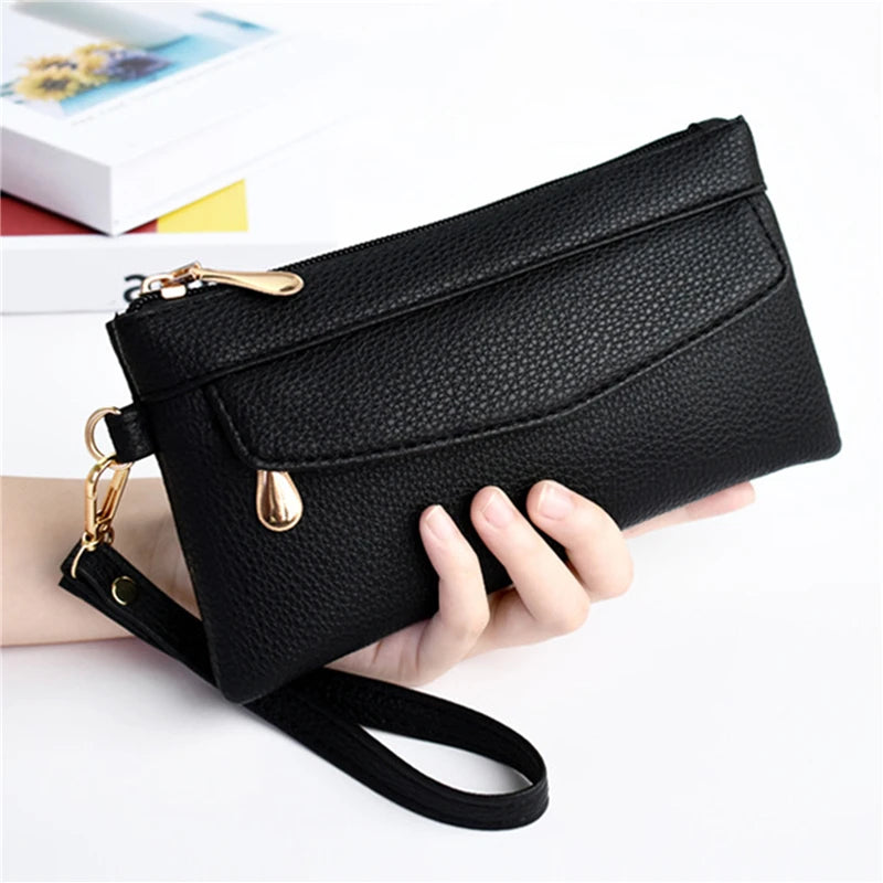 Women's Portable Fashion Pu Leather Coin Pocket Wallet
