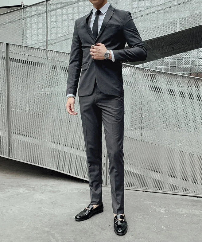 Men's Business Fashion Fair Best Man Suit (Blazer+Vest+Pants)