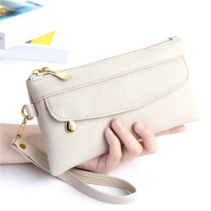 Women's Portable Fashion Pu Leather Coin Pocket Wallet