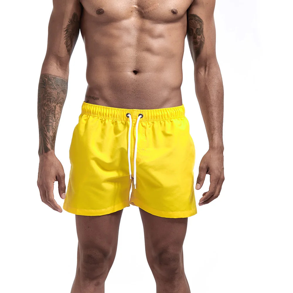 Men's Quick Dry Board Shorts Swim Trunks Bathing Suit Breathable Drawstring With Pockets for Surfing Beach Cusual Summer