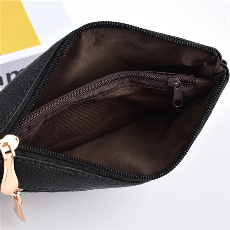 Women's Portable Fashion Pu Leather Coin Pocket Wallet