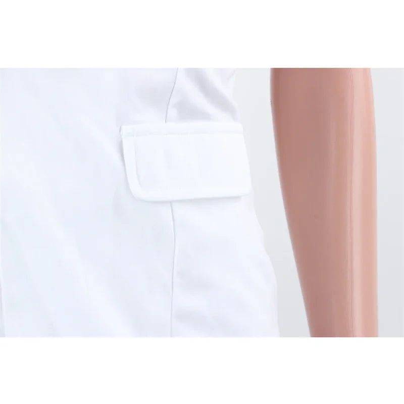 Women's Office Lady Two Piece Elegant Sleeveless Blazer And Pencil Pant Suit Set
