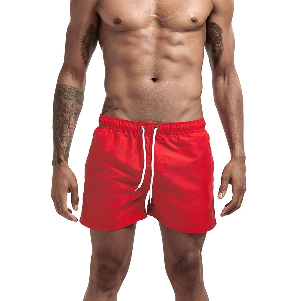 Men's Quick Dry Board Shorts Swim Trunks Bathing Suit Breathable Drawstring With Pockets for Surfing Beach Cusual Summer